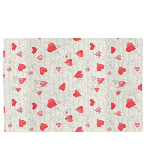 Bordsunderlägg „Hearts placemat“ 1 st.. Linnedukar