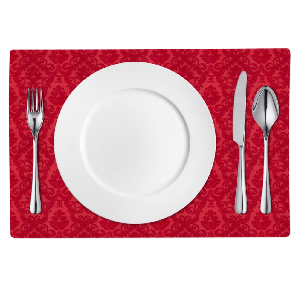 Bordsunderlägg „Red baroque placemat“ 1 st.. Linnedukar, 30x45 cm Bordsunderlägg „Red baroque placemat“ 1 st.. Linnedukar, 30x45 cm