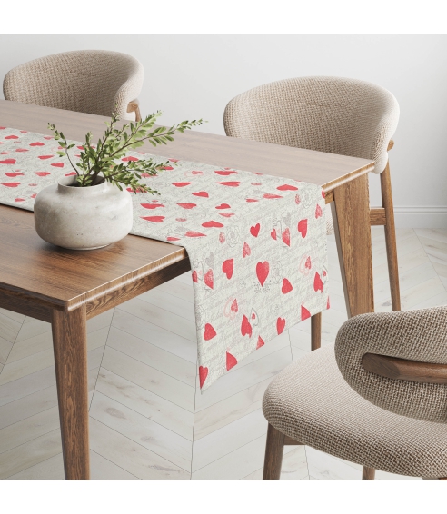 Bordslöpare „Hearts table runner“ 1 st.. Bordslöpare