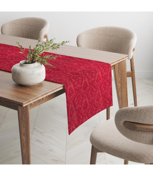 Bordslöpare „Red Baroque“ 1 st.. Bordslöpare