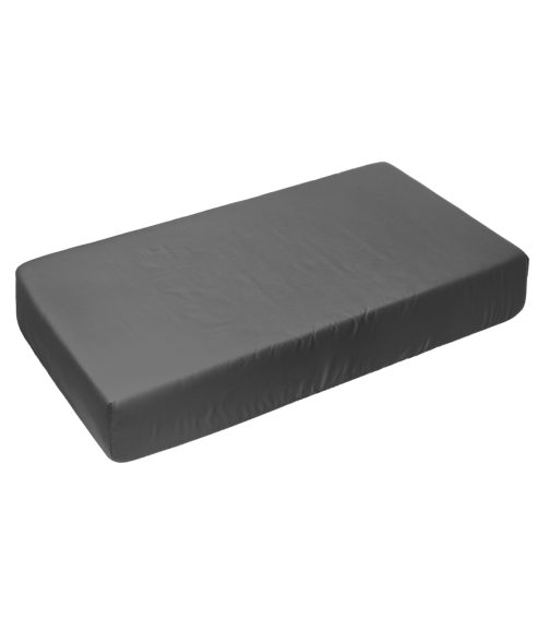 Dra-på-lakan „Dark grey jersey“. Dra på lakan 90x200