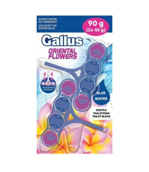 Toalettfräschare „Oriental Flowers Gallus“. Rengöringsmedel