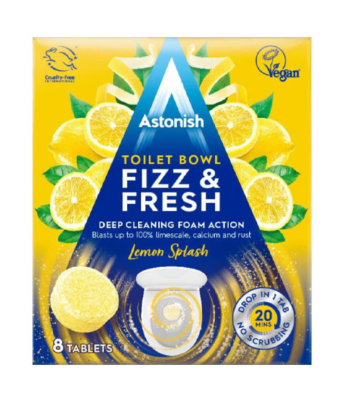 Toalettabletter “Lemon Splash Astonish”. Rengöringsmedel