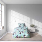 Barn bäddset “Panda Blue”. Sängkläder 155x200, 140x200 cm, 150x200 cm, 160x200 cm Barn bäddset “Panda Blue”. Sängkläder 155x200, 140x200 cm, 150x200 cm, 160x200 cm