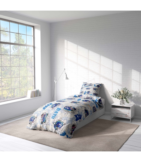 Vaikiškas patalynės komplektas „Bath blue”. Sängkläder barn