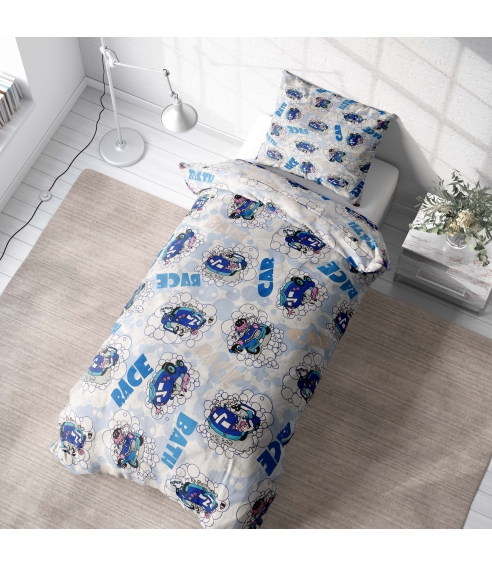 Vaikiškas patalynės komplektas „Bath blue”. Sängkläder barn