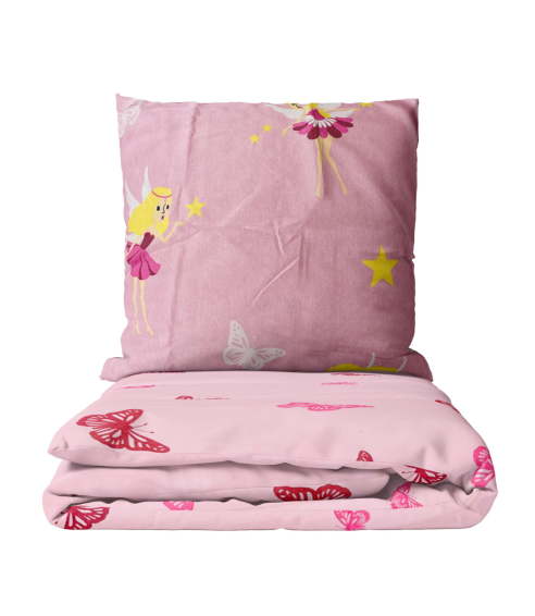 Vaikiškas patalynės komplektas „Blushing Butterflies“. Sängkläder barn