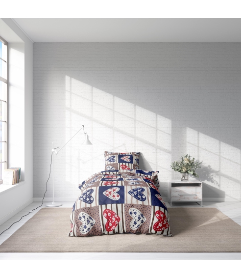 Vaikiškas patalynės komplektas „Love tiles”. Babysängkläder