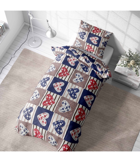 Vaikiškas patalynės komplektas „Love tiles”. Babysängkläder