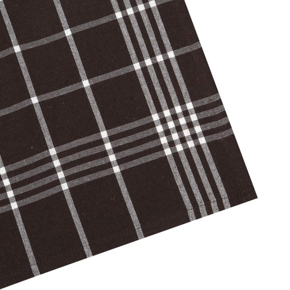 Kökshandduk „Espresso Kitchen Towel“. Kökshanddukar. Brunrutig kökshandduk med kontrasterande vita linjer Kökshandduk „Espresso Kitchen Towel“. Kökshanddukar. Brunrutig kökshandduk med kontrasterande vita linjer
