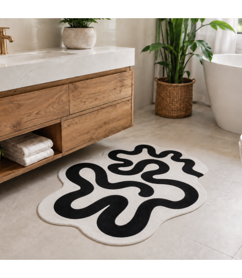 Badrumsmatta "Orbit mat". Badrumsmattor