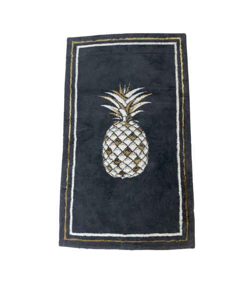 Badrumsmatta „Pineblack“. Badrumsmattor