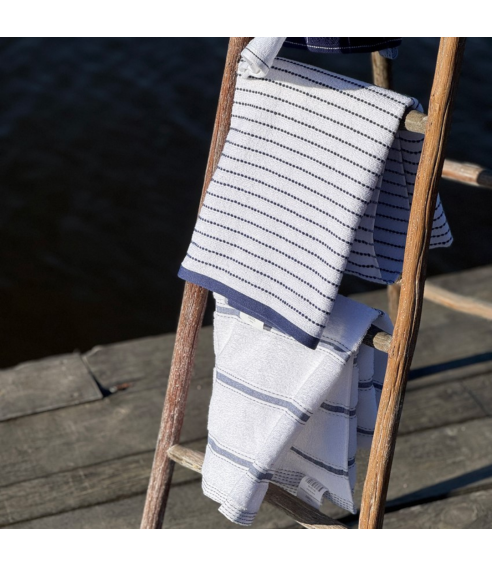 Badhandduk „Marine Stripe“
