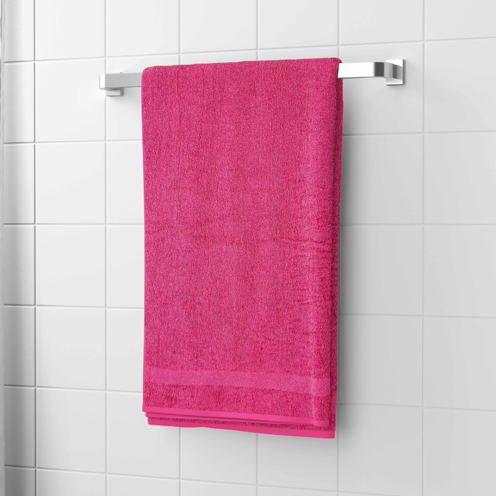 Badhandduk ”Raspberry Economic Towel”, 60x35 cm, 100x45 cm Badhandduk ”Raspberry Economic Towel”, 60x35 cm, 100x45 cm