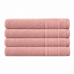 Badhandduk „Royal Coral towel“, 70x140 cm. Mjukt rosa badhandduk med ett subtilt präglat mönster. Badhandduk „Royal Coral towel“, 70x140 cm. Mjukt rosa badhandduk med ett subtilt präglat mönster.