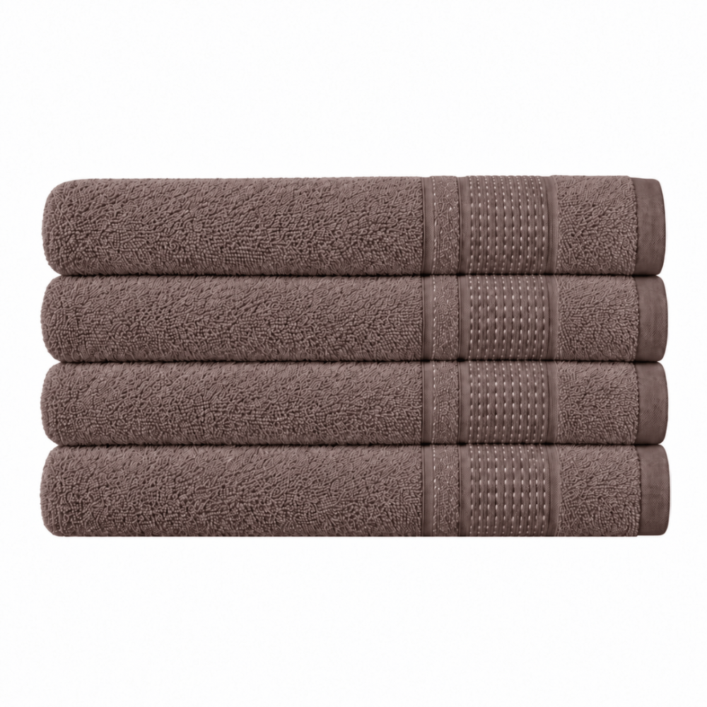 Badhandduk „Royal Brown towel“, 70x140 cm. Brun badhandduk med ett subtilt präglat mönster. Badhandduk „Royal Brown towel“, 70x140 cm. Brun badhandduk med ett subtilt präglat mönster.
