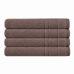 Badhandduk „Royal Brown towel“, 70x140 cm. Brun badhandduk med ett subtilt präglat mönster. Badhandduk „Royal Brown towel“, 70x140 cm. Brun badhandduk med ett subtilt präglat mönster.