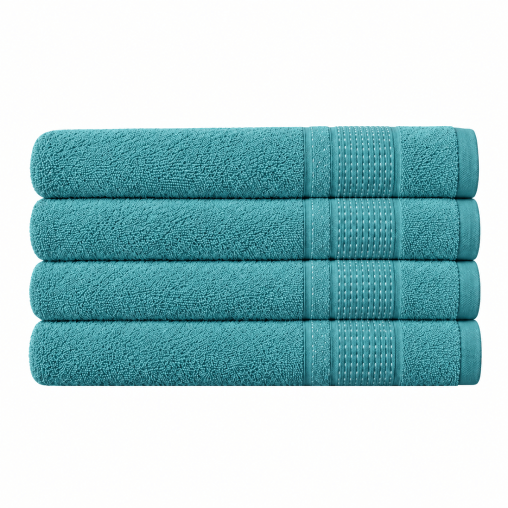 Badhandduk „Royal Turquoise towel“, 70x140 cm. Turkos badhandduk med ett subtilt präglat mönster. Badhandduk „Royal Turquoise towel“, 70x140 cm. Turkos badhandduk med ett subtilt präglat mönster.