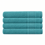 Badhandduk „Royal Turquoise towel“, 70x140 cm. Turkos badhandduk med ett subtilt präglat mönster. Badhandduk „Royal Turquoise towel“, 70x140 cm. Turkos badhandduk med ett subtilt präglat mönster.