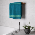 Badhandduk „Teal olympian“, 50x100 cm, 70x140 cm Badhandduk „Teal olympian“, 50x100 cm, 70x140 cm