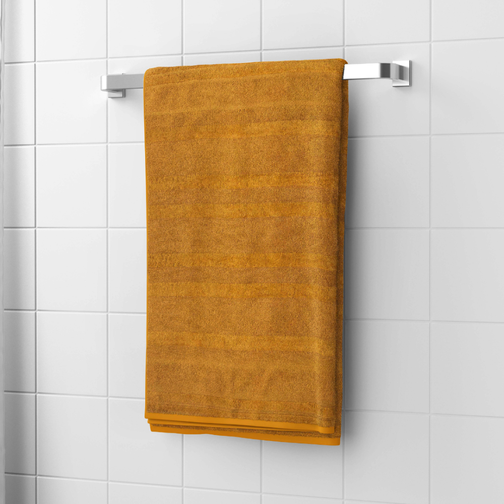 Badhandduk „Terry Mustard“, 50x90 cm, 70x140 cm
