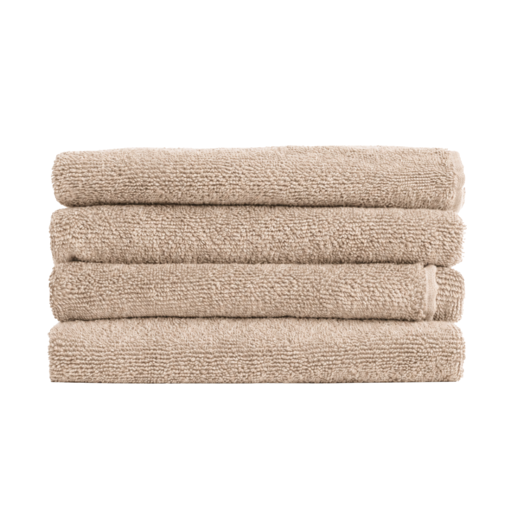 Badhandduk „Toffee towel“, 50x100 cm, 70x140 cm. Ljusbeige enfärgad handduk med frottéstruktur Badhandduk „Toffee towel“, 50x100 cm, 70x140 cm. Ljusbeige enfärgad handduk med frottéstruktur