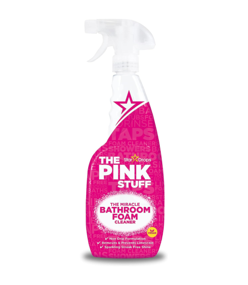 Badrumsrengöring “Bathroom Spray The Pink Stuff”. Rengöringsmedel